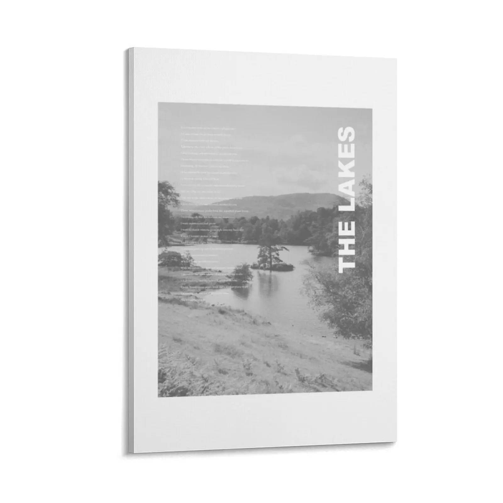 

The Lakes Poster Canvas Painting decor korean room decor
