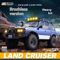 New FMS FCX10 Pro 1:10 Rc Car LC80 Pro Simulation  Land Cruiser LC80Pro Remote Control Off-Road Climbing Car Holiday Gift