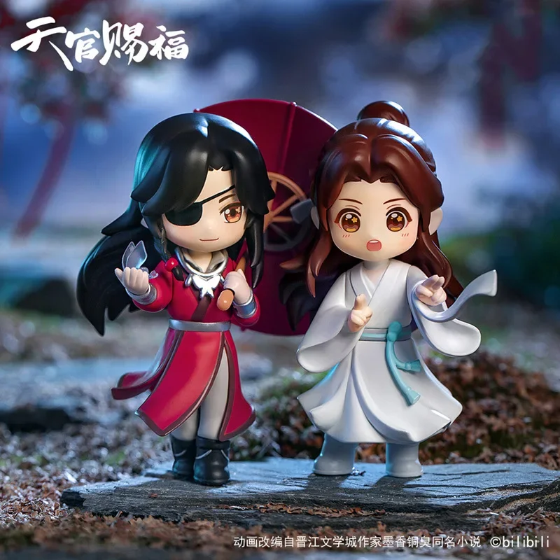 

Tian Guan Ci Fu Figures Anime Blind Box Meet You Series Xielian Huacheng Model Dolls Action Figure Mysterious Box Kawaii Gifts