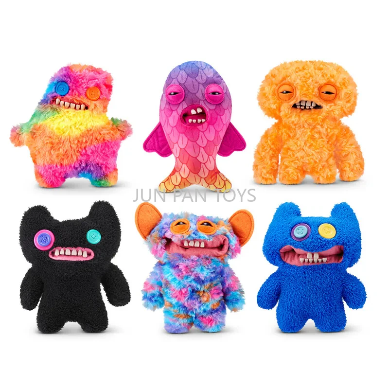 Original Fuggler Chaos Crew 9 Inch Series 1 Funny Ugly Teeth Monster Classic Character Mix Soft Plush Toys Collectible Kids Gift