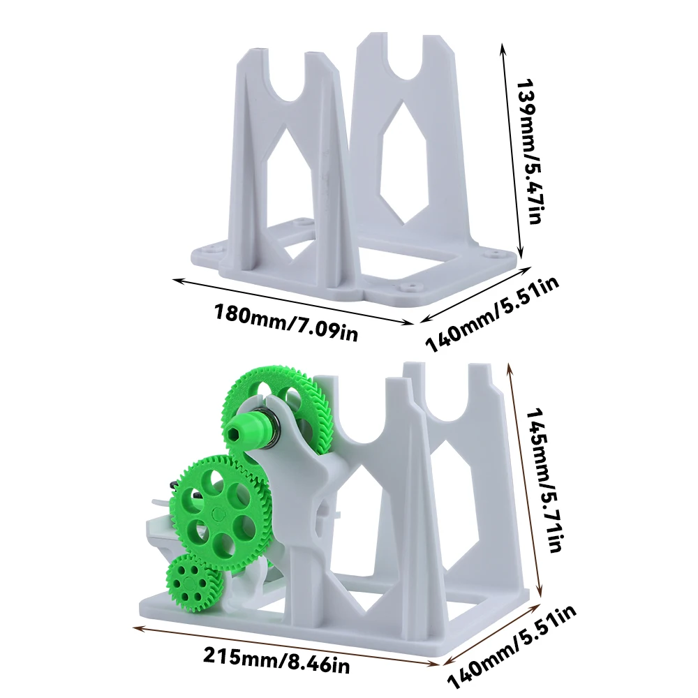 Neuer Filament-Spulenwickler für BambuP1S/ X1/ X1C/ P1P, montierter Filament-Spulenschalter für Bambu 3D-Druckerzubehör – Detail 8