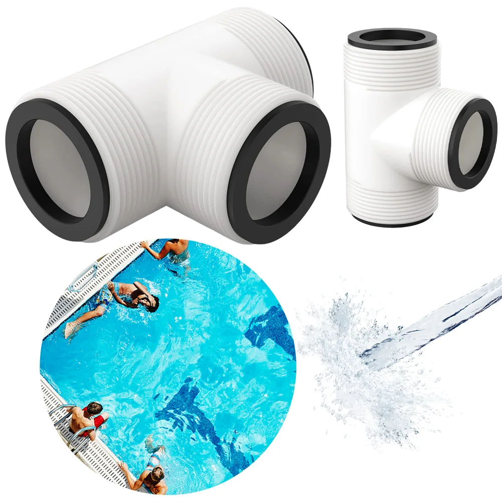 Manguera de piscina, divisor en T, control de flujo, bomba de piscina, manguera en T, conector de junta en T, adaptador de bomba de entrada roscada para piscina Intex Coleman