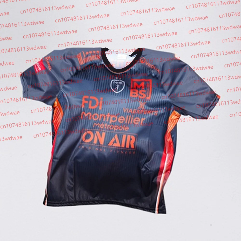 تي شيرت الرجال 2026 فرنسا مونبليير كرة اليد قميص الشباب طفل ملابس رياضية التدريب موحدة كرة اليد تنفس كرة اليد جيرسي عدة