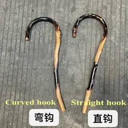 1pcs Click on push pull back tool Physiotherapy wooden hook Overstretches DIY massage device neck rattan hook cervical vertebra