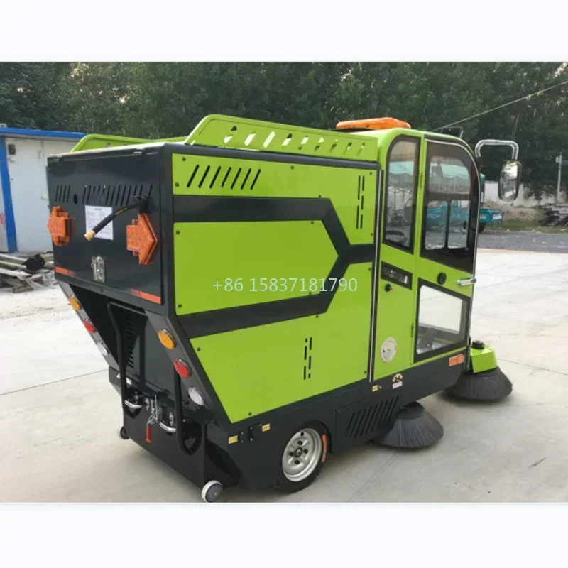 Yg Road Floor Driving Sweeper Machine Dry Water Sprayer Sweeping Machine Industrial Intelligent Enclosed Cleaning Street Sweeper