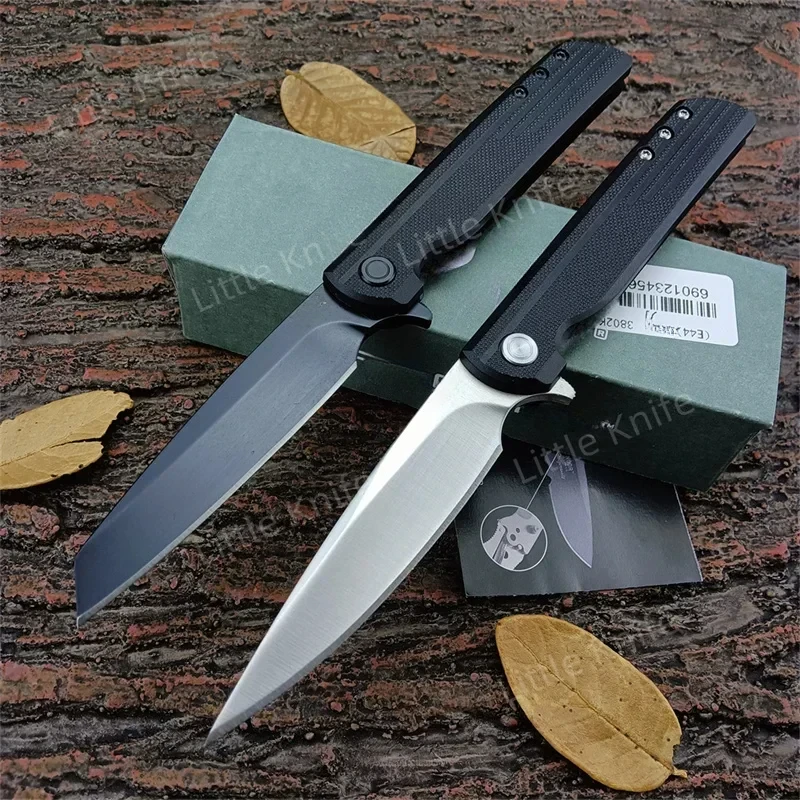 CR LCK 3801 3802K Assisted Flipper Knife 8Cr13mov Steel Blade Black G10 Handle Easy To Carry Outdoor Pocket Clip Hunting Knife