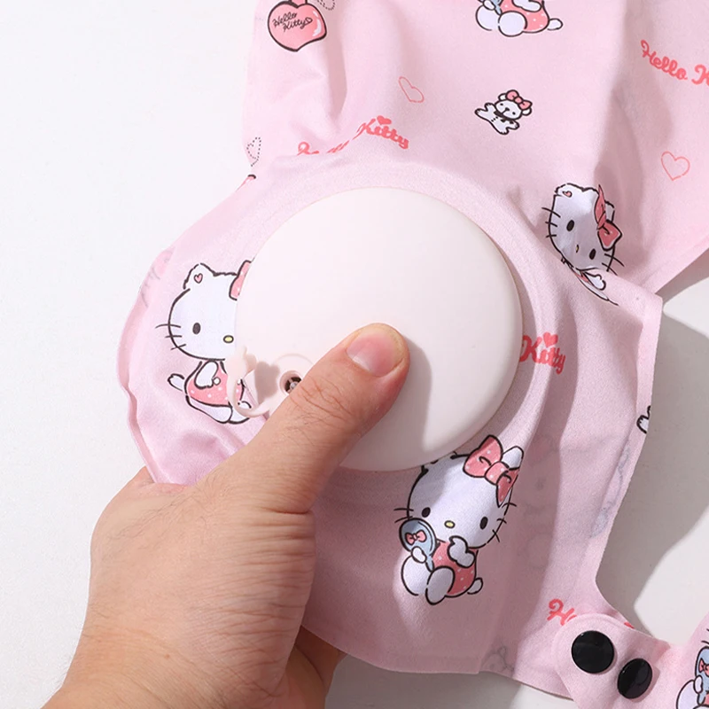 Sanrio-almohada inflable en forma de U, HelloKitty, Chica de Anime, viaje, portátil, tipo prensa, almohada inflable para el cuello, almohada para la siesta Cinnamoroll