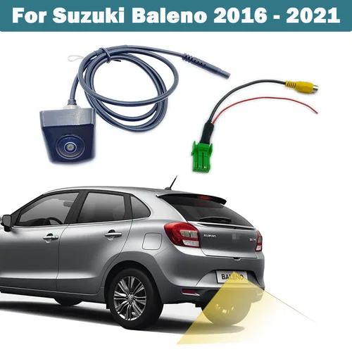 Cámara de respaldo de marcha atrás trasera HICAMRUI para Suzuki Baleno 2016 a 2021 Radio OEM