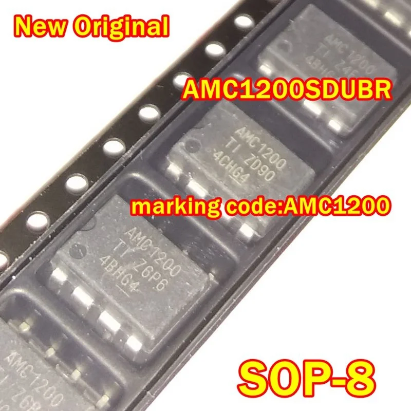 5Pcs to 100Pcs New Original Amc1200Sdubr Sop-8 Marking Code:Amc1200 Fully Differential Isolation Amplifier