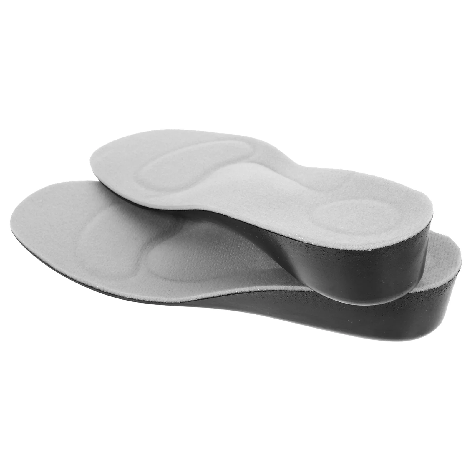 

Pair of Women 3.5cm Increased Height Insoles Grey Eu Size 34-40 Shoes Cushion Pads Reduce Foot Fatigue Walking