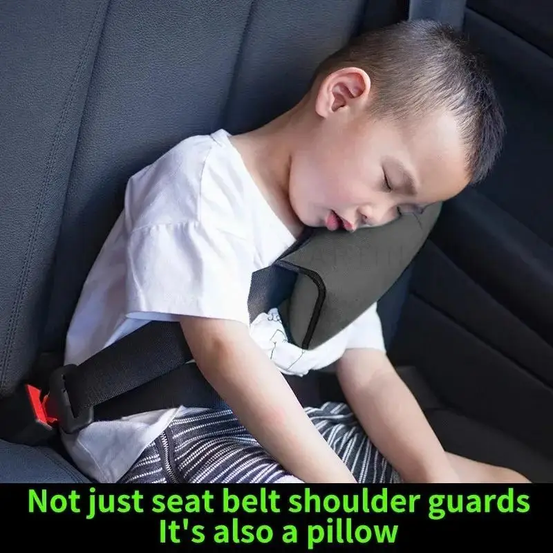 Car Seat Shoulder Pad Cover for Babies - Soft Safety Belt Sleeve Protector view 5