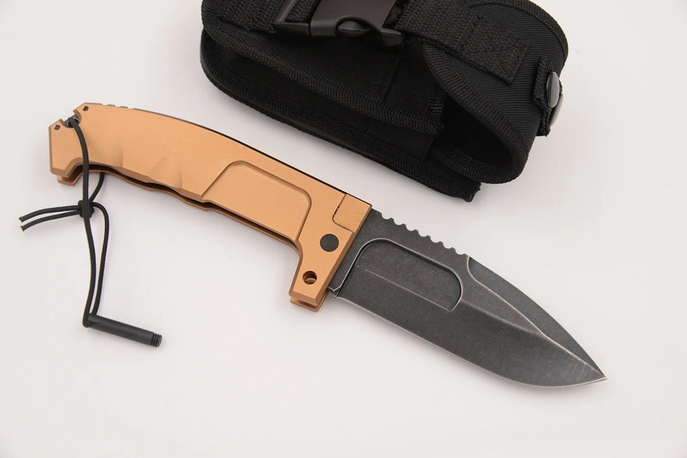 JUFULE Tanto Rao / Drop Rao2 Drop Blade N690 Aluminum Handle Hunting Camping Outdoor Tactical Survival EDC Tools Folding Knife - view 5