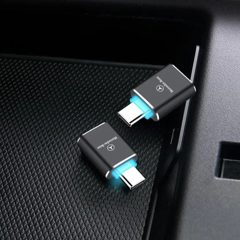Линия передачи данных Type-C к USB-адаптеру высокоскоростного порта, аксессуары для Mercedes Benz AMG W204 W205 W203 W211 W212 W213 W201 W210 W124