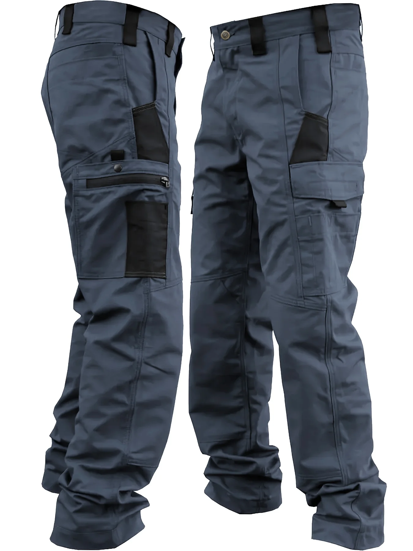 

2025 Elastic Men's Tactical Cargo Pants Plus Size Outdoor Hiking Fishing Work Pant Waterproof Multi-pocket Trousers for Men