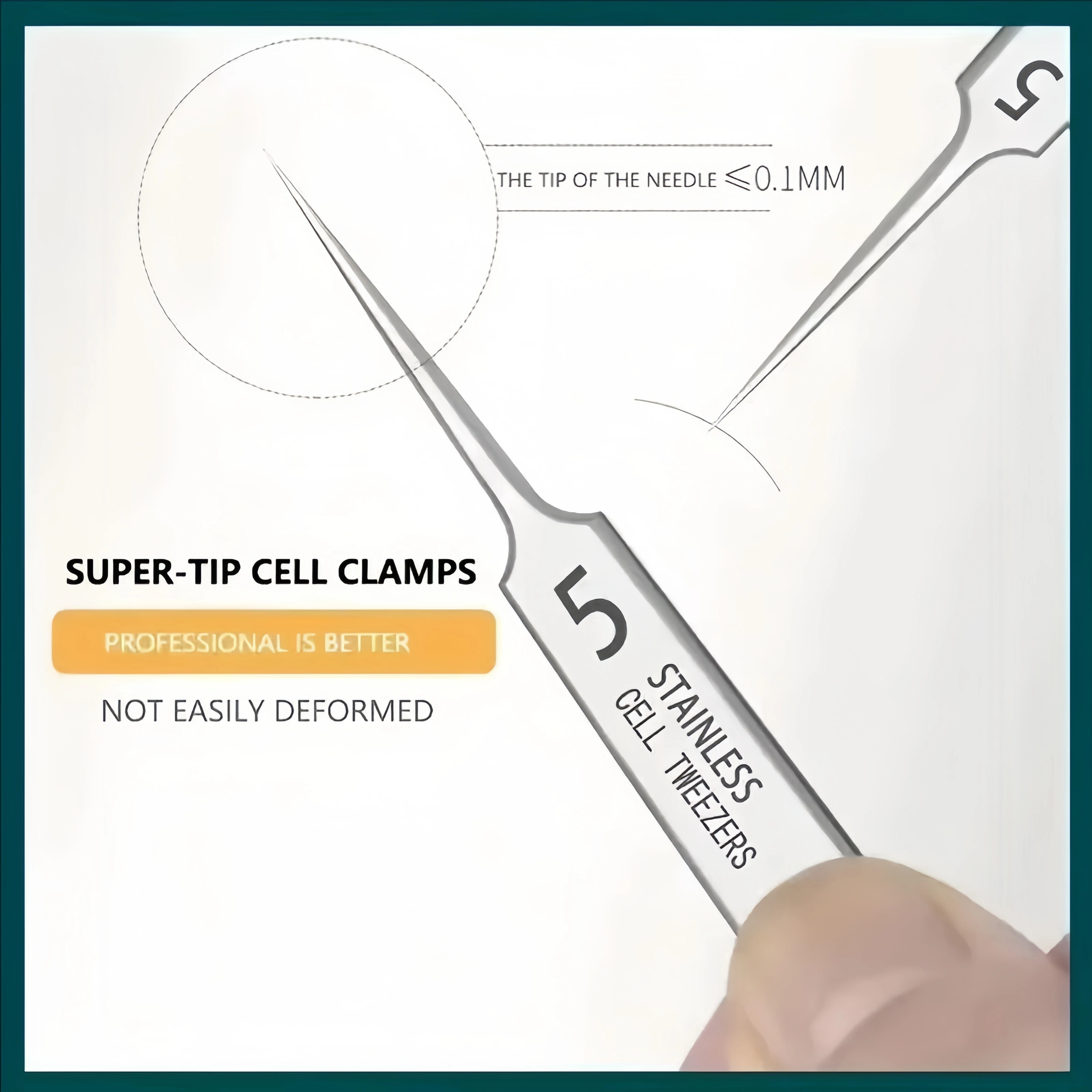 8 PCS Stainless Steel Acne Clip, Cell Clip, Blackhead Clip, Acne Needle, Beauty Salon Acne Needle, Acne Needle Tool