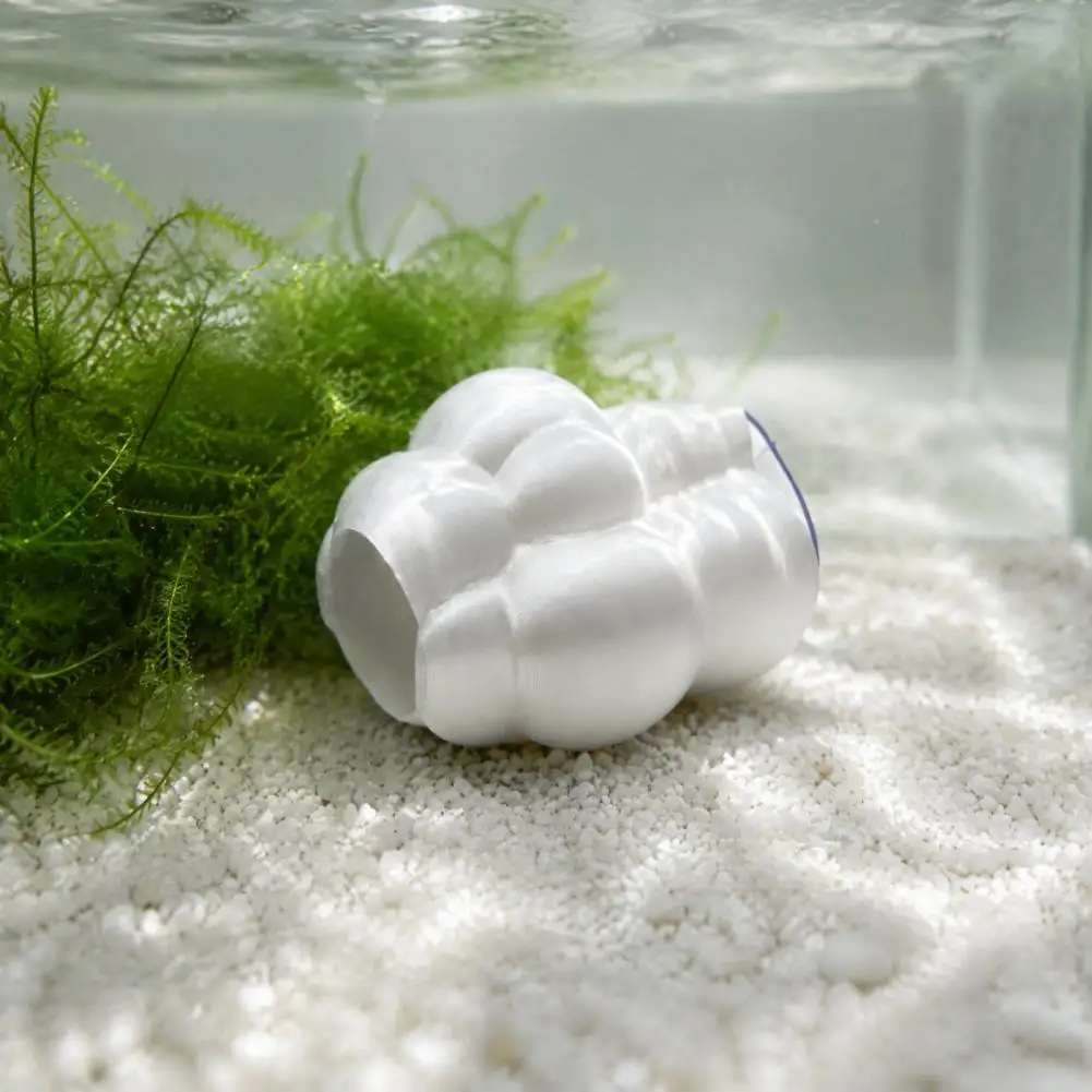 Fish Tank Decorations Christmas Aquarium Hideout Cave 3d Printed Shrimp Shelter Snowman Tree Betta Fish Hideout for Shrimps