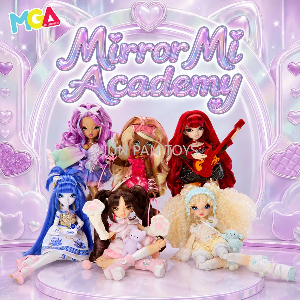 Original Mirror Mi Academy Series 1 Luna Amora Akiko Blaze Fashion Dolls Colorful Styling Representing Collectible Gift Girl Toy