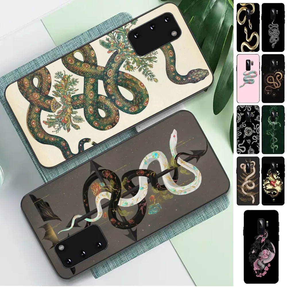 snake fashion Phone Case For Samsung S 9 10 20 21 22 23 30 23plus lite Ultra FE S10lite Fundas