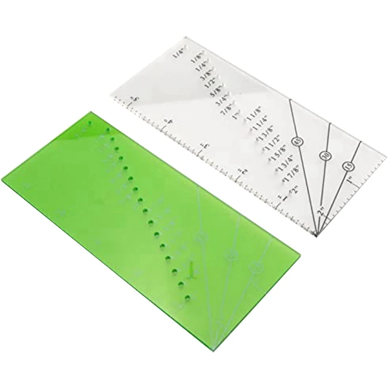 Hot Seam Allowance Ruler Quilting Guide Ruler Sewing Positioning Ruler Guide Ruler Sewing Machine Perforated Sewing Ruler