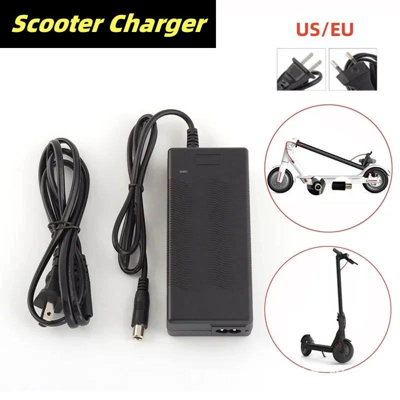 Scooter Charger For Ninebot Es1 Es2 Es4 E22 E25 F40 F20 42V 2A Battery Adapter for Xiaomi M365 1S Pro pro2 Electric Scooter