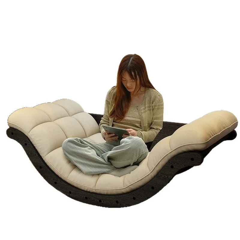 Banana Boat Single Recliner Rocking Chair Multi-Functional Moon Rocker for Living Room Balcony Home Leisure Sofa Chair