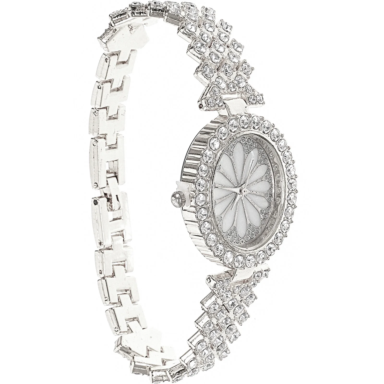 Women Wrist Watch Elegant Rhinestone Embellished Decorative Casual Fashionable Adjustable Belt Stylish Women Watch