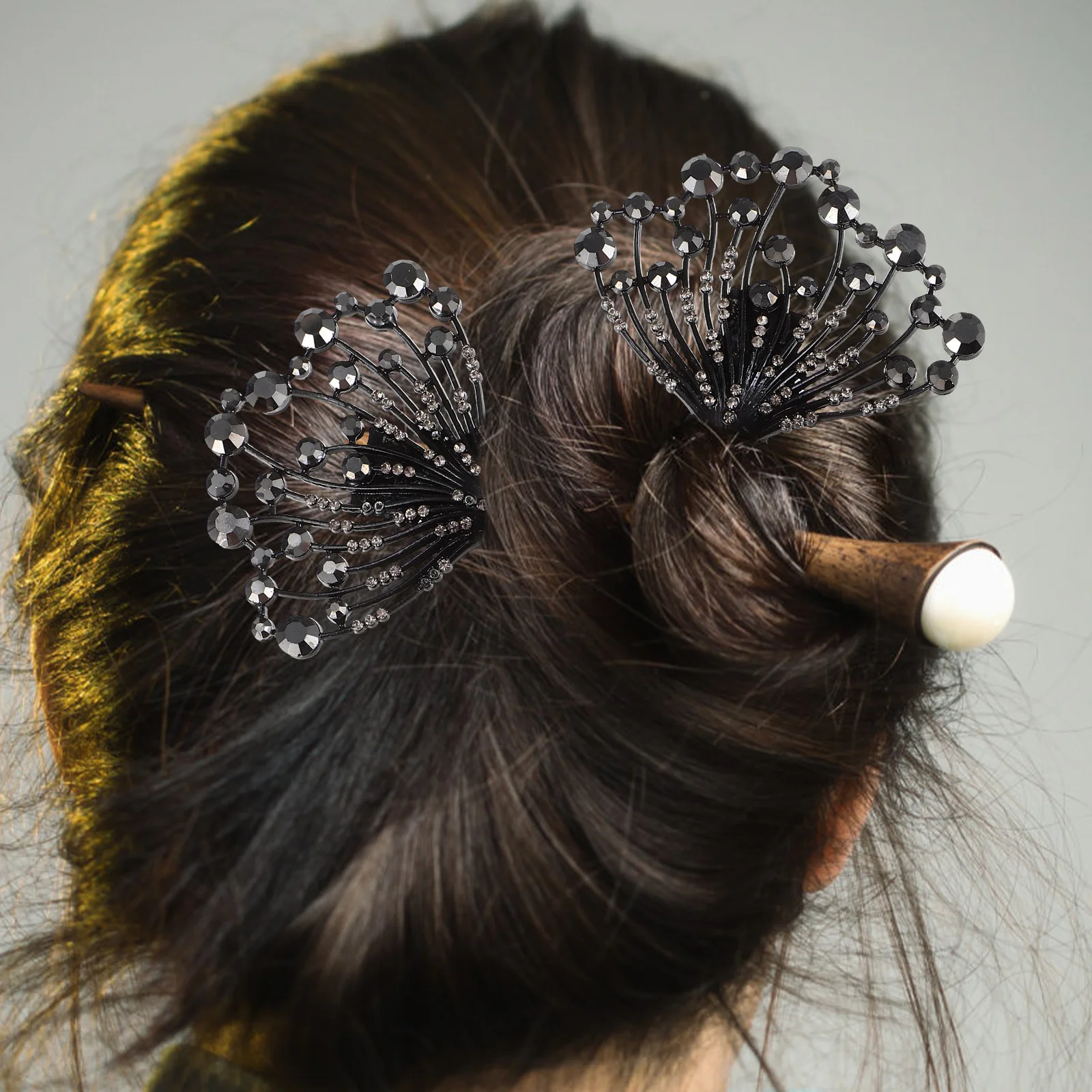 

Decorative Bun Maker Hair nament Metal Fabric Bobby Pins Hair Accessories Styling Tool Twisting Hairb Woman Hairstyle Making