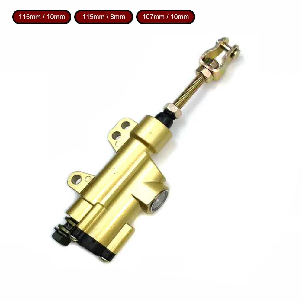 TDPRO Motorcycle Rear Brake Master Cylinder Pump SSR Apollo IMR For 110 125 140 150 cc Thumpstar Pit Dirt Bike