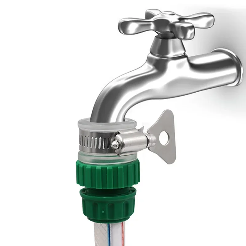 Universal Plastic Garden Hose Connector with Ferrule Fitting for Tap Water Supply Irrigation Systems DIN Standard POM Bushing Ad