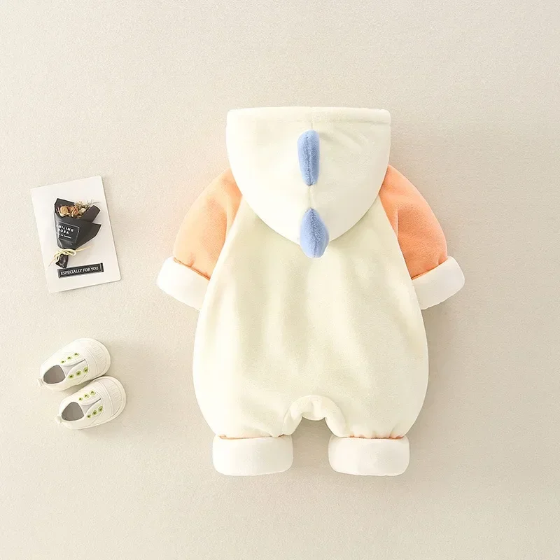 newborn baby clothes Hot selling crawling clothes baby thick and plush jumpsuit autumn and winter  baby romper  아기 가을옷