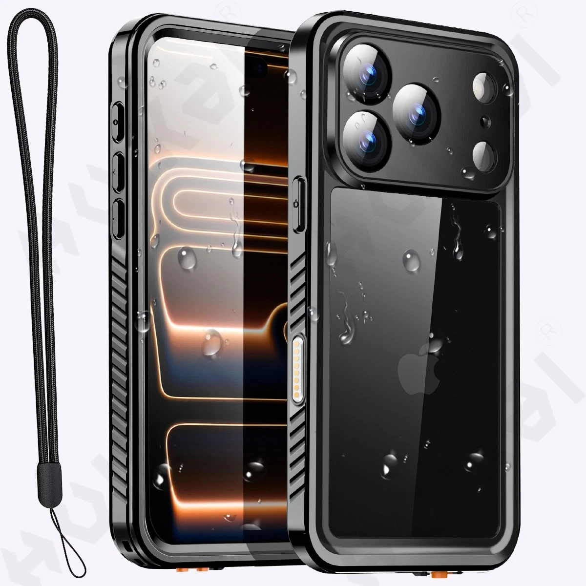 IP68 Waterproof Case For iPhone 17 16 15 14 13 12 11 Pro Max XR Plus 2025 Metal Aluminum Swimming Phone Luxury Underwater Cover