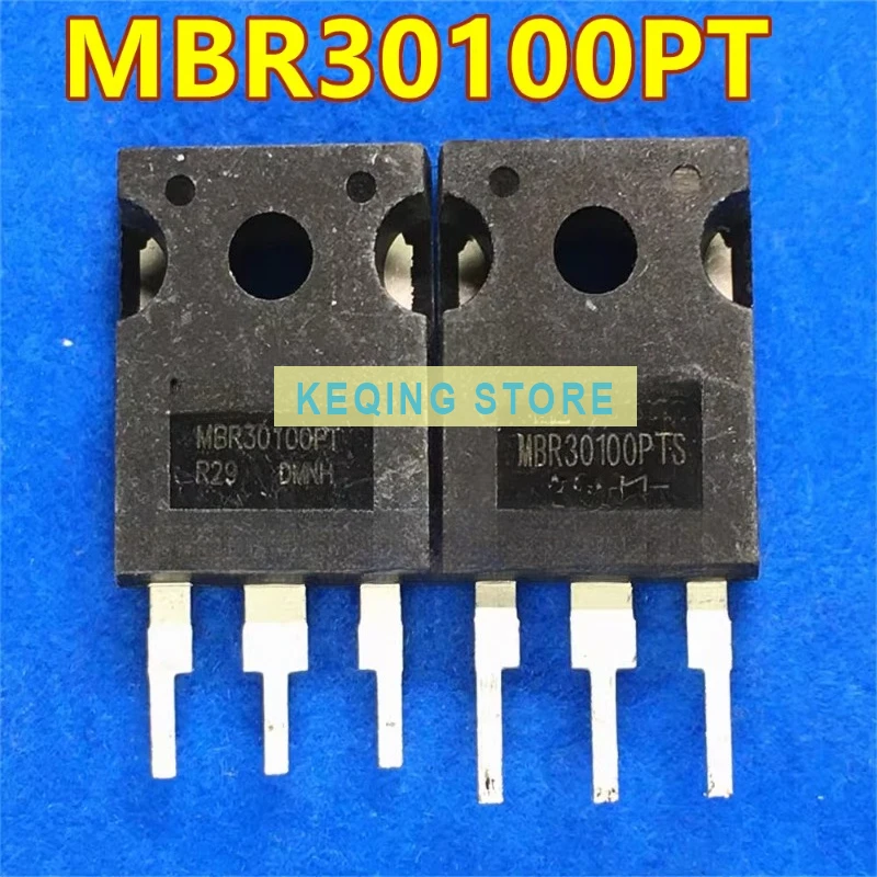 10PCS Used+Not NEW+Send after Measure Original word dismantling machine  MBR30100SPT Schottky tube 30 amps 100 volts TO-247