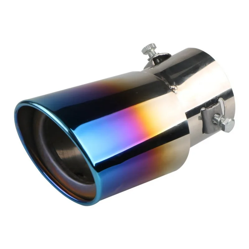 Universal Fit Edelstahl Chrom Auspuff Schalldämpfer Spitze – Auto Auto Hinten Endrohr Trim Auspuff Hals für die meisten Fahrzeuge