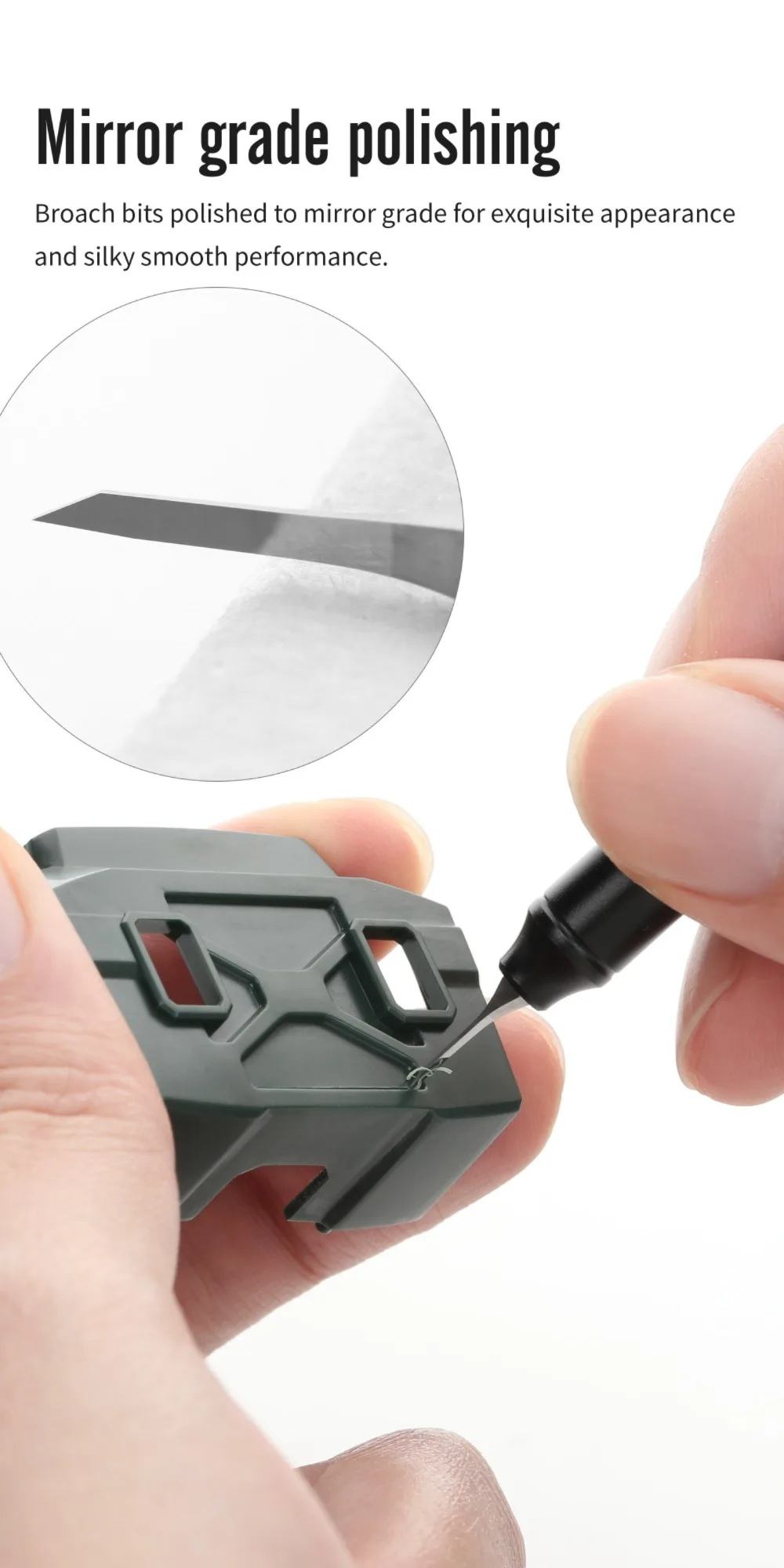 DSPIAE ZPB Gerade Kantenfräser GS Stufenfräser Präzisions-Anreißwerkzeug Professionelles Handwerkzeug-Set für Gunpla Plastikmodelle DIY – Detail 4