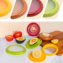 Creative Kitchen Storage Box Fruit Vegetable Container Fresh Box Avocado Tomato Lemon Onion Fresh-Keeping Crisper Kitchen Gadget