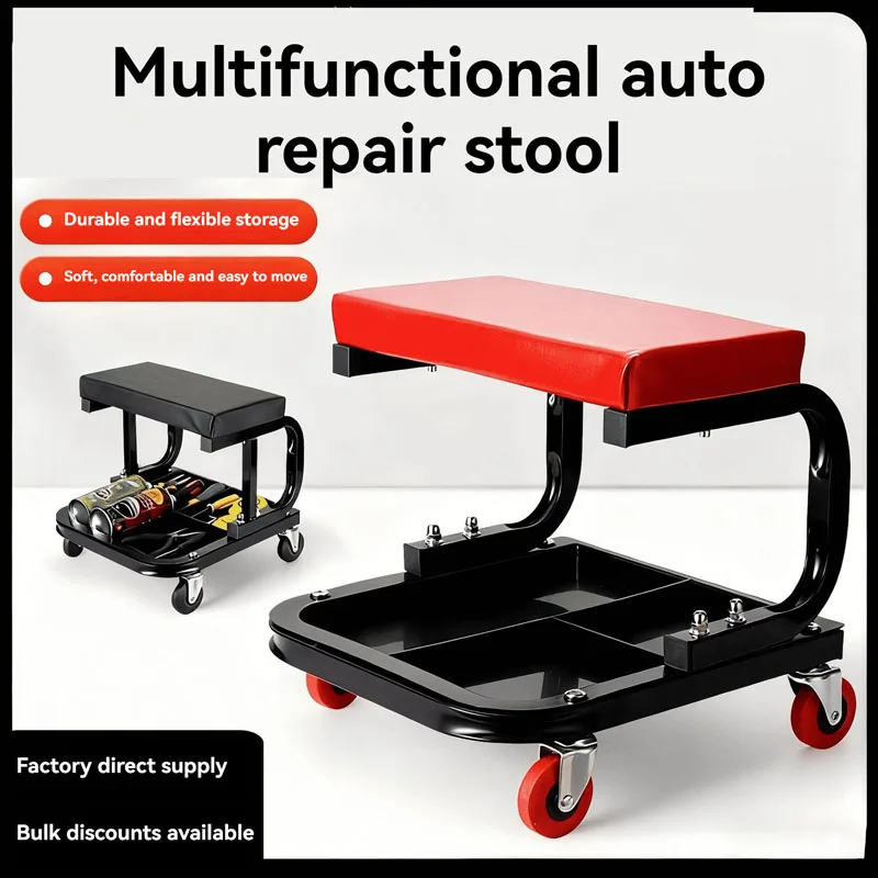 U Shape Mechanic Stool Wear Resistant Structure For Global Auto Tool Suppliers Overseas Wholesale Stable Batch Supply Business