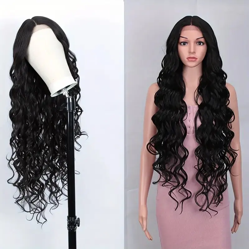 Rosabeauty HD 13X6 Transparent Deep Curly Lace Frontal Wigs 30 40 Inch 13X4 Front Human Hair Wig Small Knots