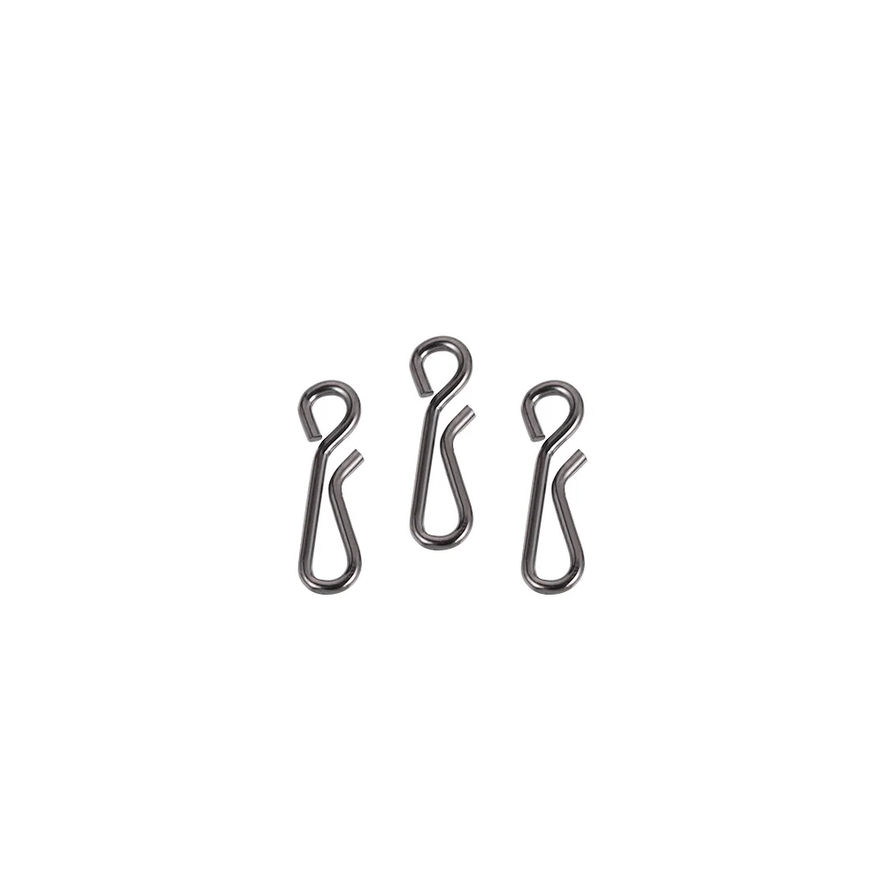 

100Pcs Metal Barrel Swivels Fishing Accessories Quick Hanging Snap Swivel Connector Connecting Tackle Tool