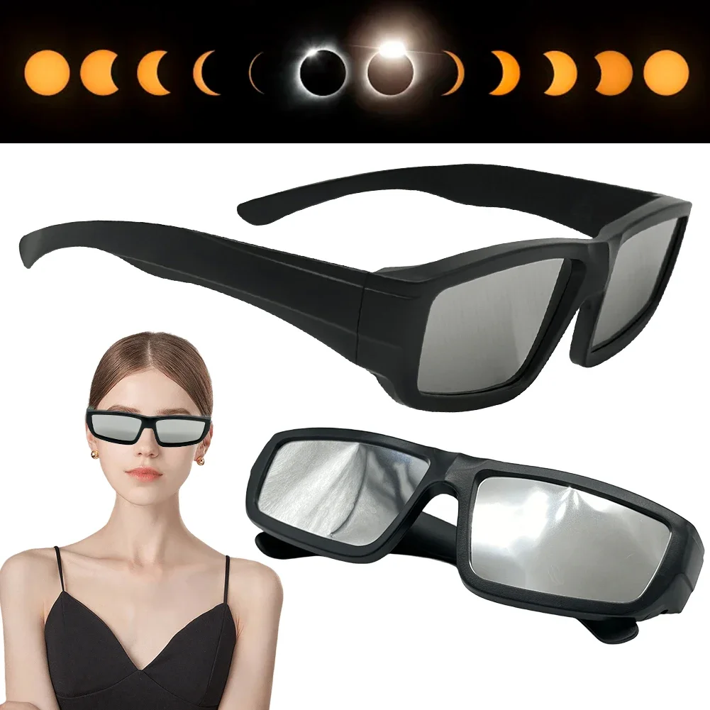 1/2/3/5 Pack Safe Shades ISO Certified Solar Eclipse Observation Glasses Solar Eclipse Viewing Glasses for Direct Sun Viewing