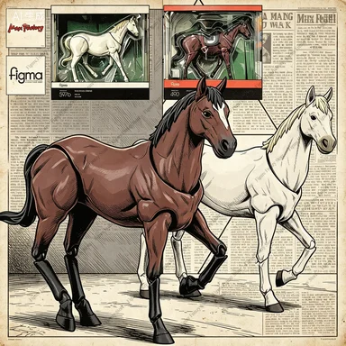 

Special OfferMax Factory Figma 597a 597b Wild Horse Brown White Ver 19cm Flexible Joints Movable Horse Doll Transparent L Size B