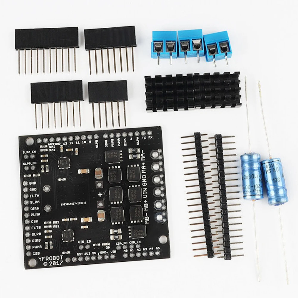 MD04 High Power Dual H Bridge Motor Driver Module DRV8701 Replace L298N 6-30V PWM 30kHz 1.8V 3.3V 5V Logic Input Driver Module