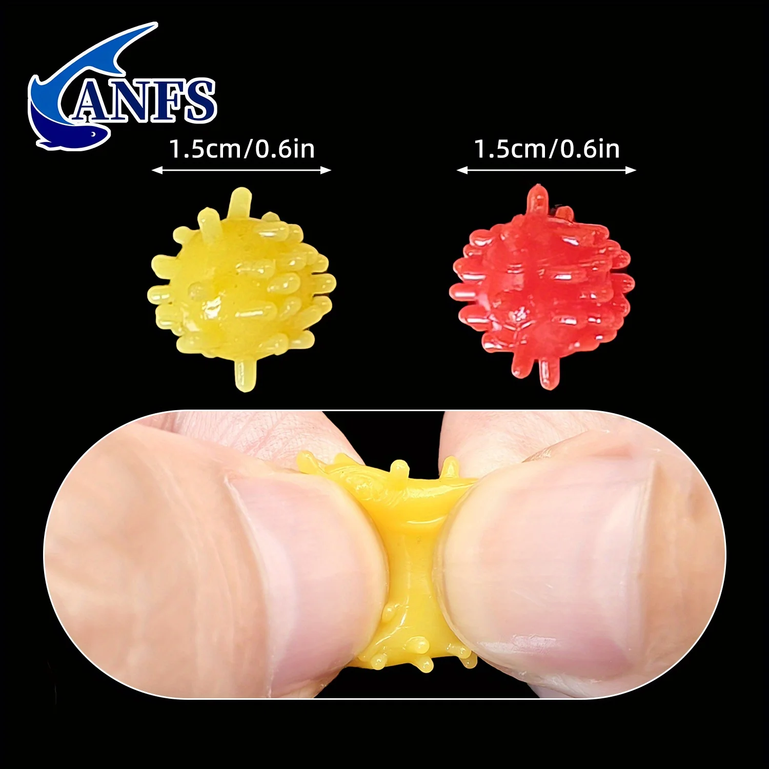 ANFS 부드러운 낚시 미끼, 민물 및 바닷물 낚시용 플로팅 낚시 미끼, 30 개