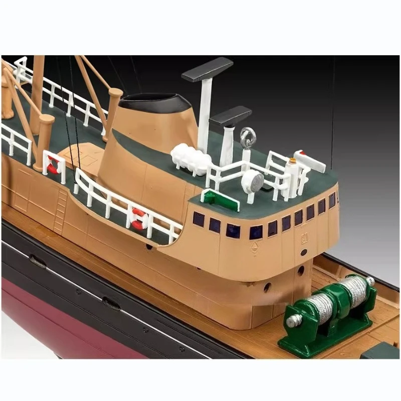Tránco de pesca del Mar del Norte, Kit de modelo de barco ensamblado de plástico 1/144, modelo de barco ensamblado a mano Universal para adultos, regalo de barco