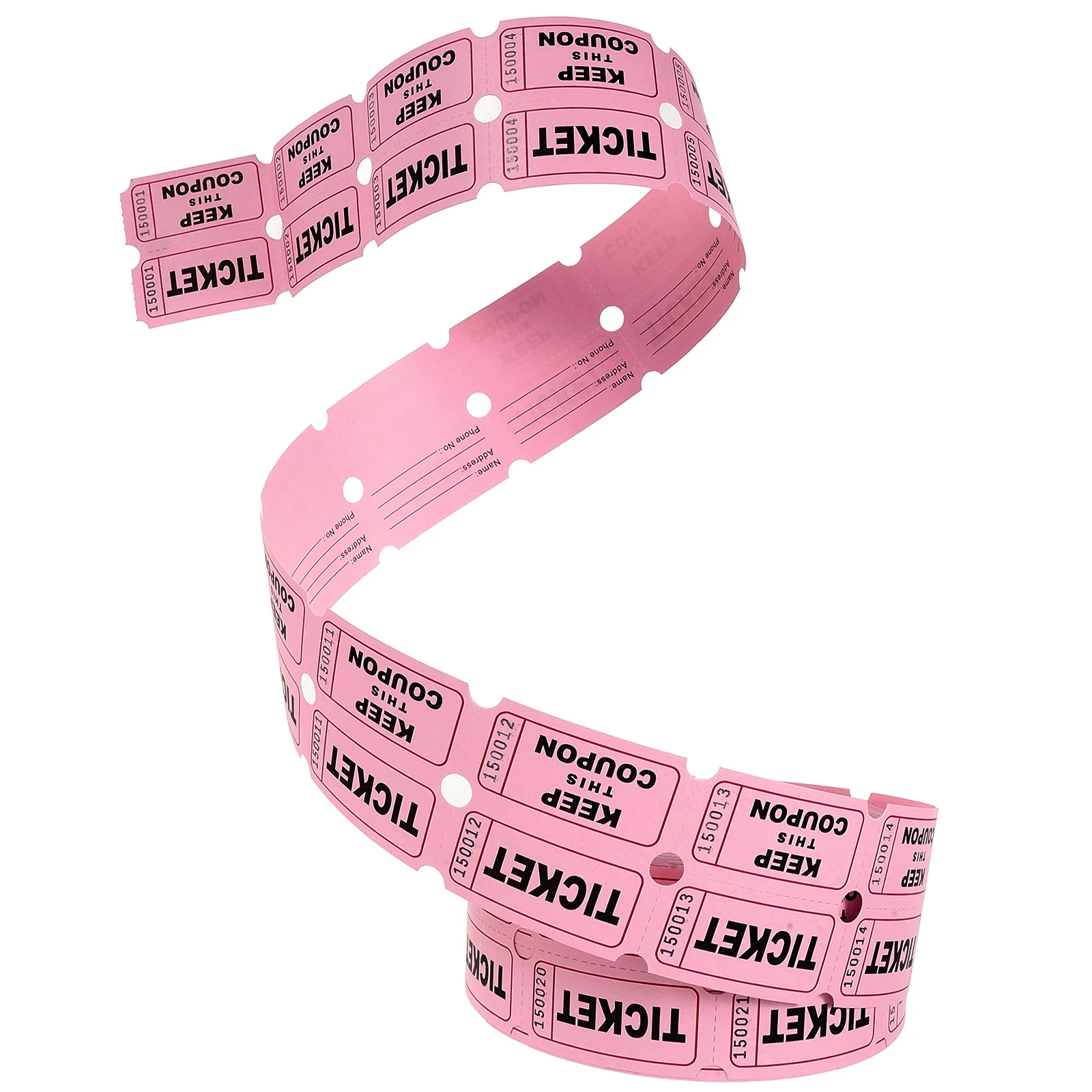 Ticket Raffle Tickets Event Labels Treasure Chest Paper Party Entrance for Classroom Supply Child Concert