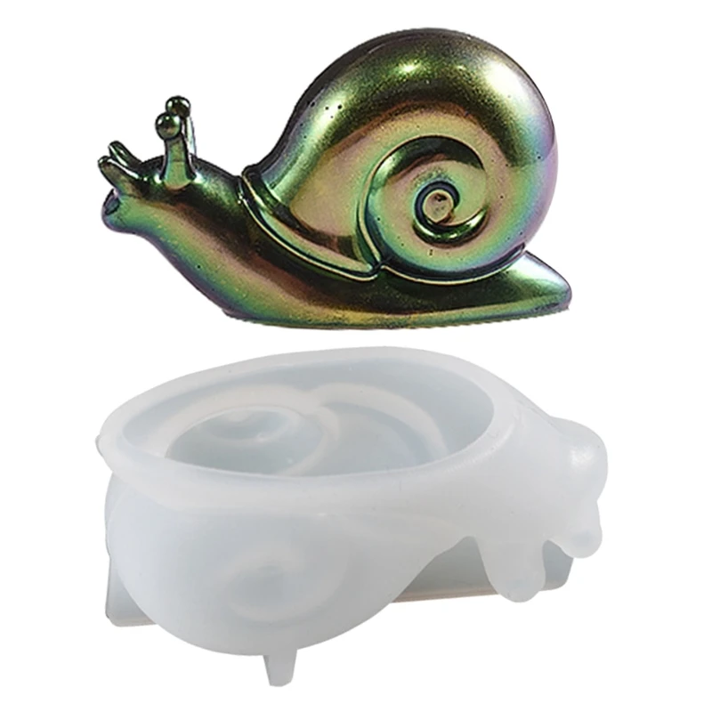 Snail Animal Silicone Mold DIY Aromatherapy Candle Soap Plaster Cast Resin Mold Home Decoration Artifact Candle Making Supplies