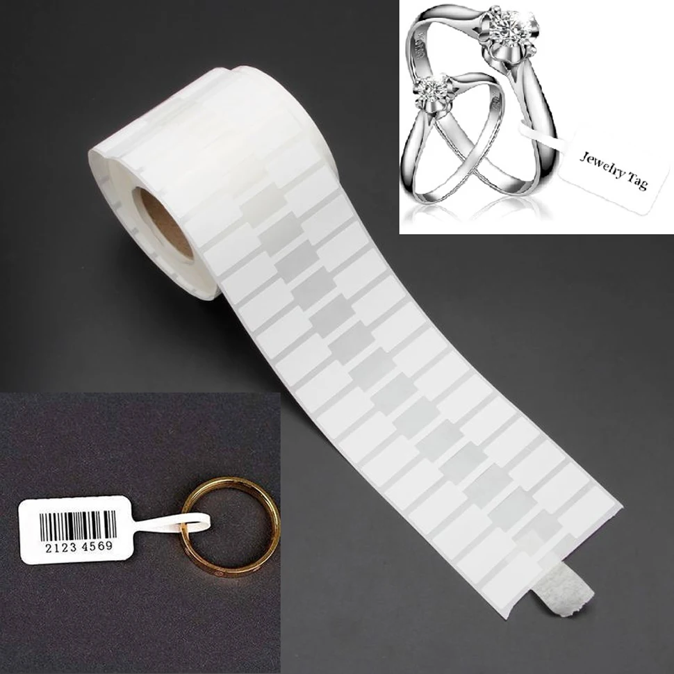 Cheap 2000pcs/roll Jewelry Label Print Paper 50x10 mm Jeweller Repair Price Identification Tags Jewelry Tools