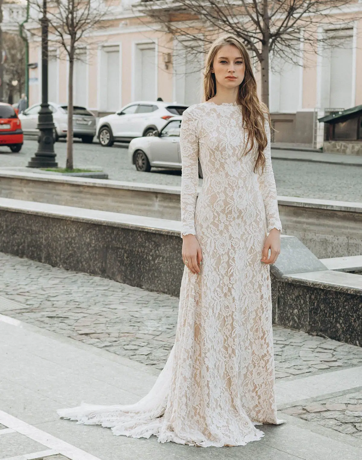 Vintage A Line Wedd… - image