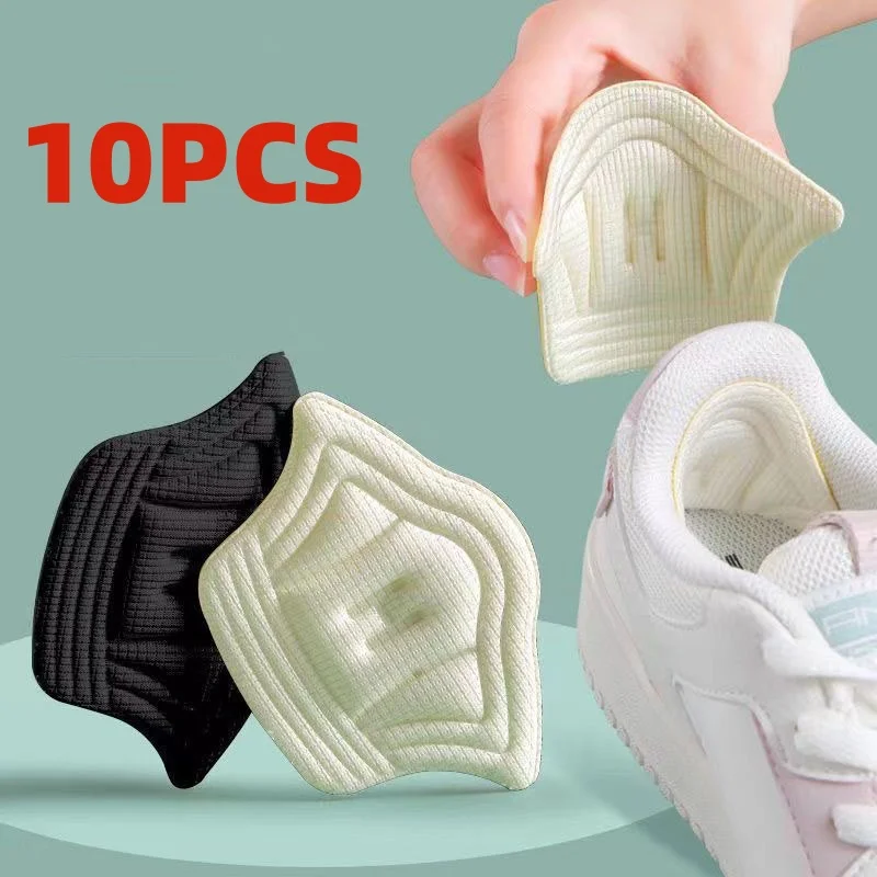 10pcs Shoes Heel Sticker Insoles for Sport Shoes Pain Relief Antiwear Feet Pad Adjustable Cushion Protector Back Sticker Insole