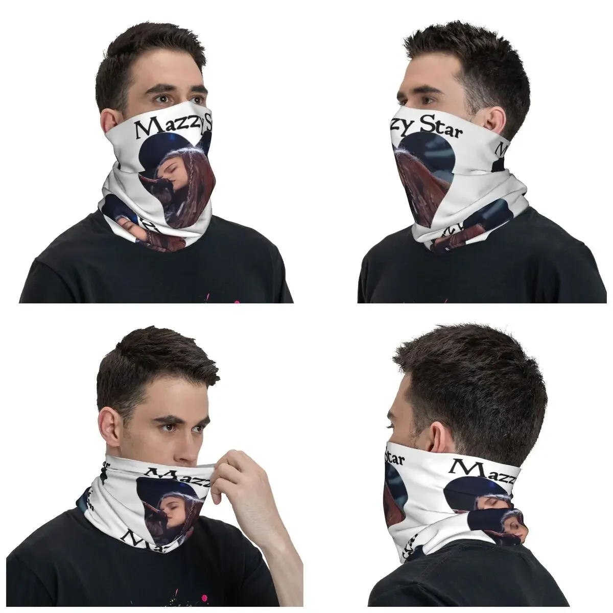 Mazzy  Among My Swan Bandana Neck Warmer Men Women Winter Ski Hiking Scarf Gaiter Face Cover