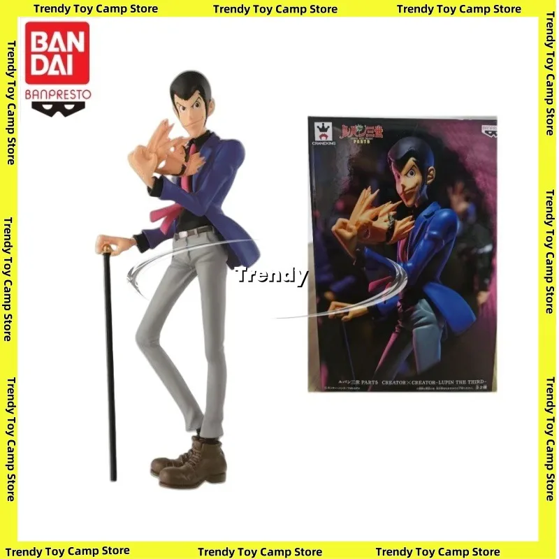 

In Stock 100% Original Bandai Banpresto Lupin Iii Figurine Photographer Lupin Magician Character Model Collectible GiftMode